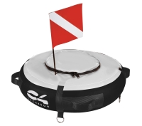 Enrouleur De Corde De Plongée En Alliage D'aluminium - Capacité 250 Kg - Pour Plongée, Apnée, Natation - 9x11,5 Cm
